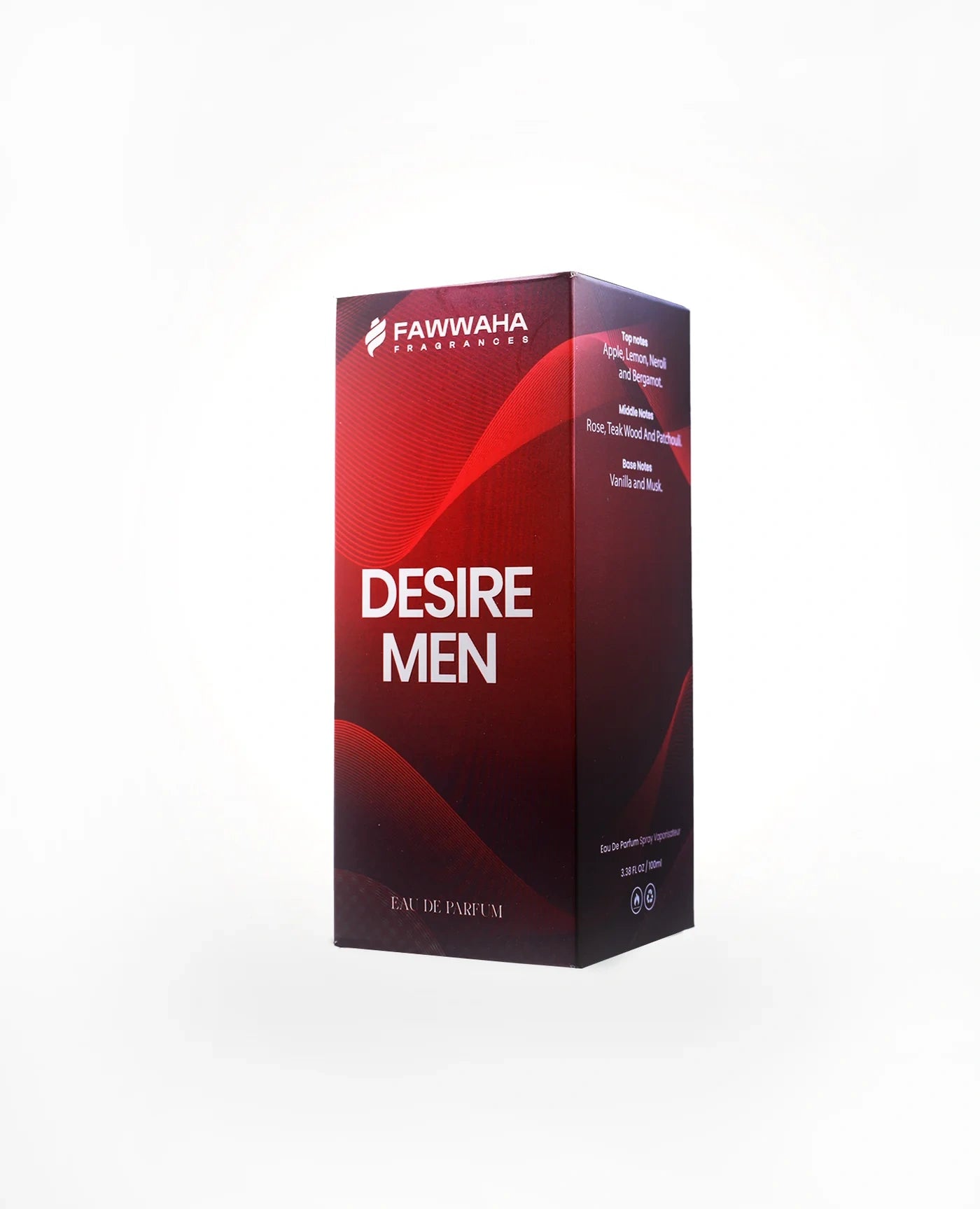 Fawwaha Fragrances Desire Men – Inspired by Dunhill Desire eau de parfum in red and black packaging