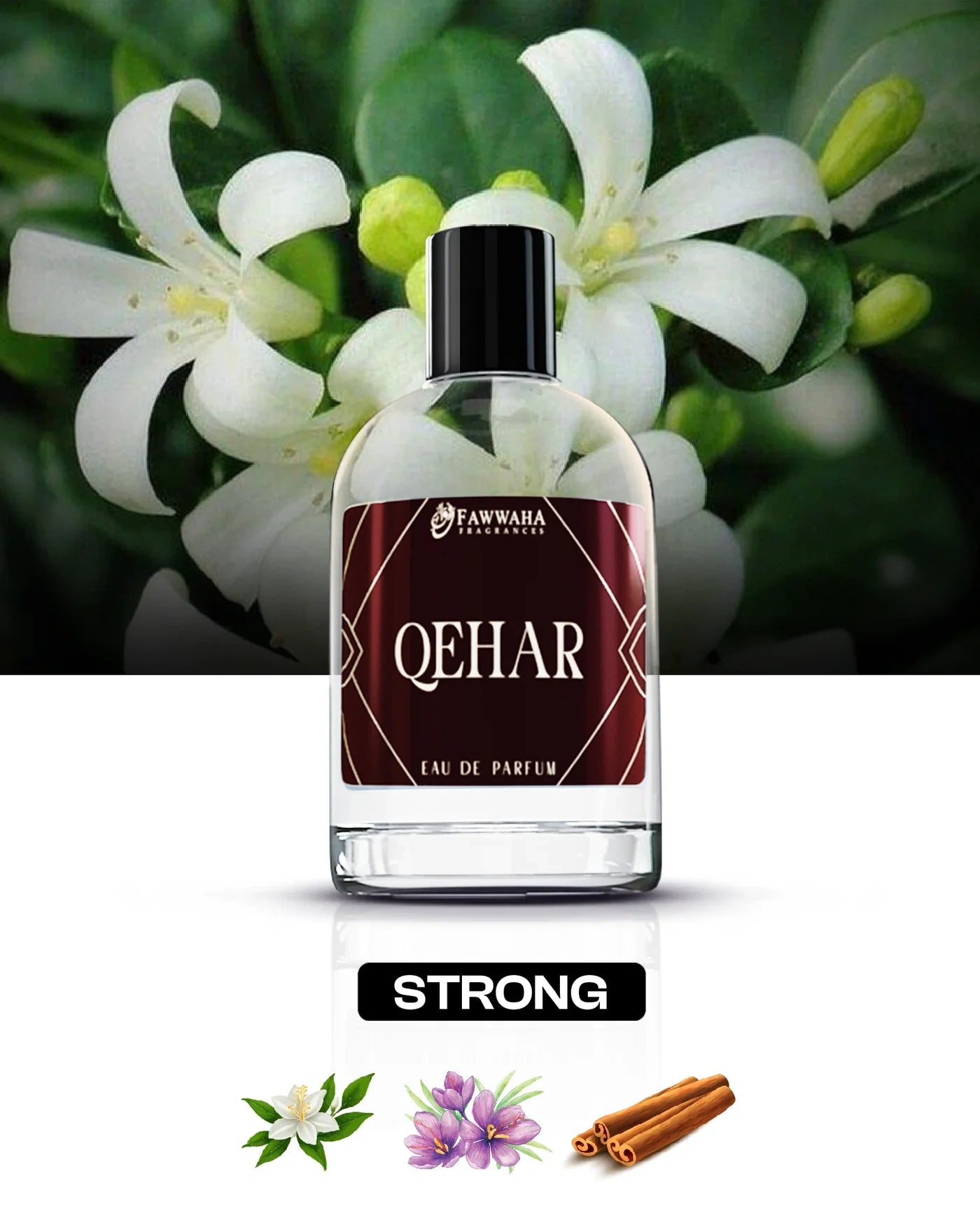 Fawwaha Fragrances QEHAR eau de parfum inspired by ehar – Inspired by Chanel No 5 with floral and cinnamon notes