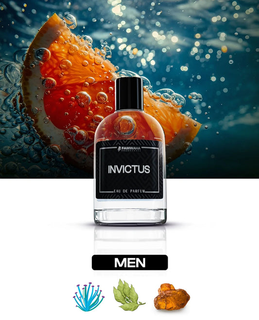 Fawwaha Fragrances Invictus – Inspired by Paco Rabanne men's eau de parfum with orange and natural scent elements