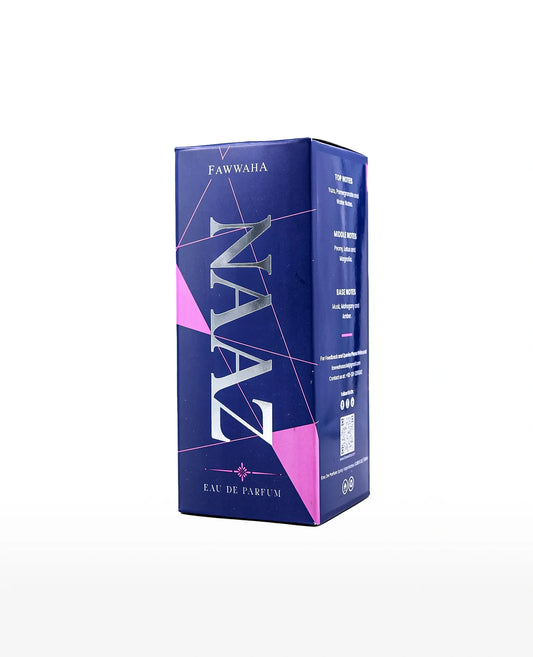 FAWWAHA FRAGRANCES Naaz – Inspired by Crystal Versace Bright Eau de Parfum box in blue and pink