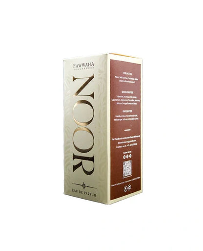 Fawwaha Fragrances Noor – Inspired by Dior Poison Eau de Parfum box with fragrance notes and elegant design