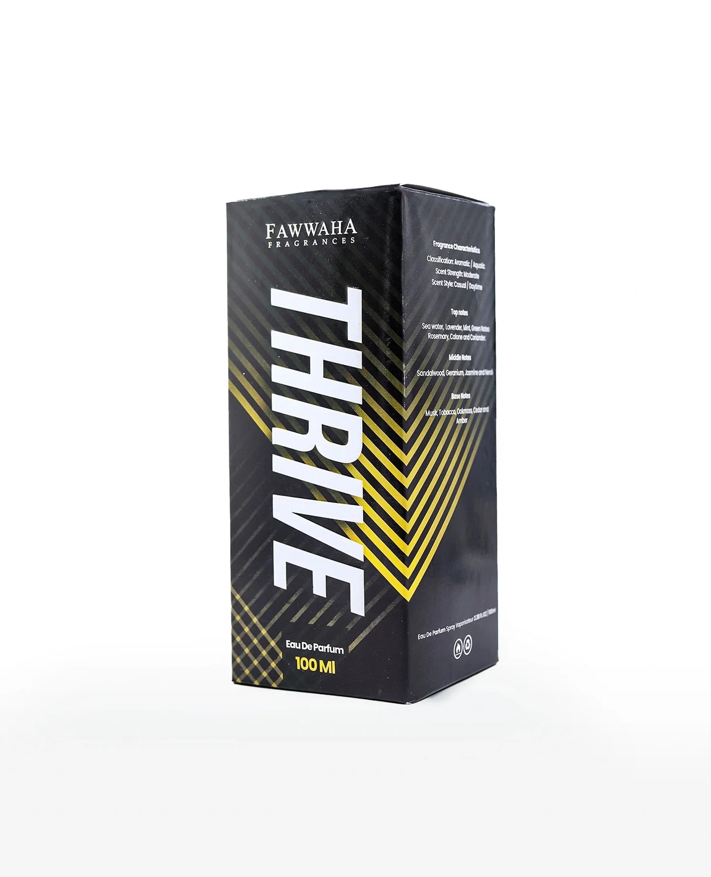 Fawwaha Fragrances Thrive – Inspired by Cartier De Pasha Eau De Parfum 100ml black and gold box