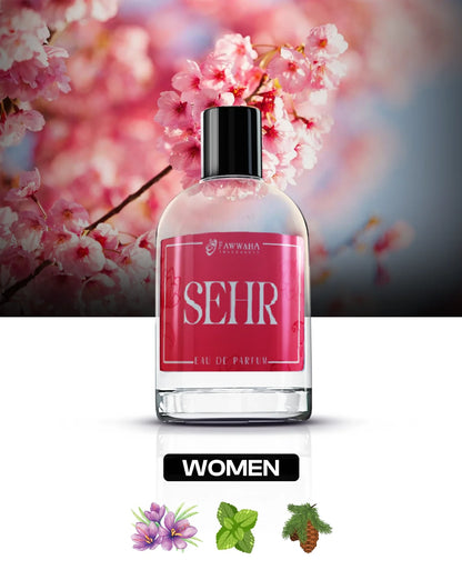 Fawwaha Fragrances Tommy girl Perfume bottle with pink label and floral background for women