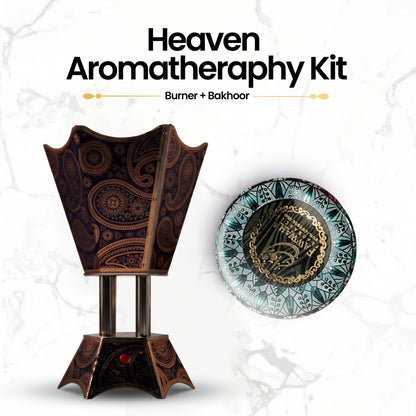 BURNER EXCLUSIVE DEAL (BAKHOOR AL- KABBA + INCENSE  BURNER)