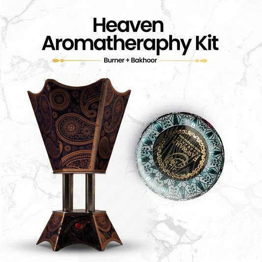 BURNER EXCLUSIVE DEAL (BAKHOOR AL- KABBA + INCENSE  BURNER)