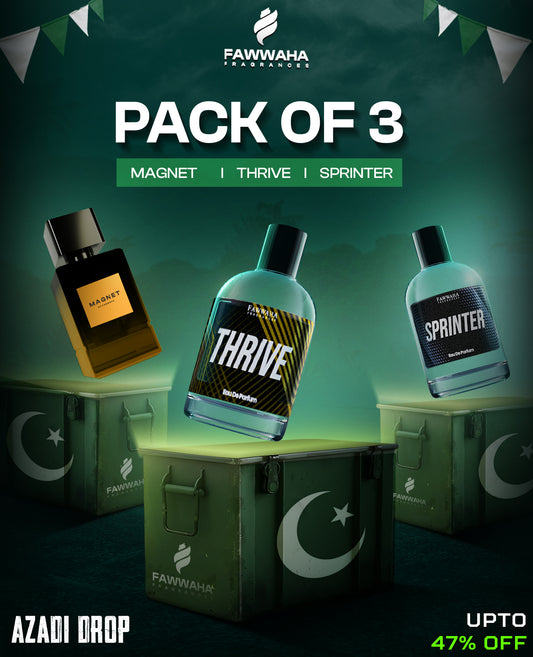 PACK OF THREE FOR HIM
