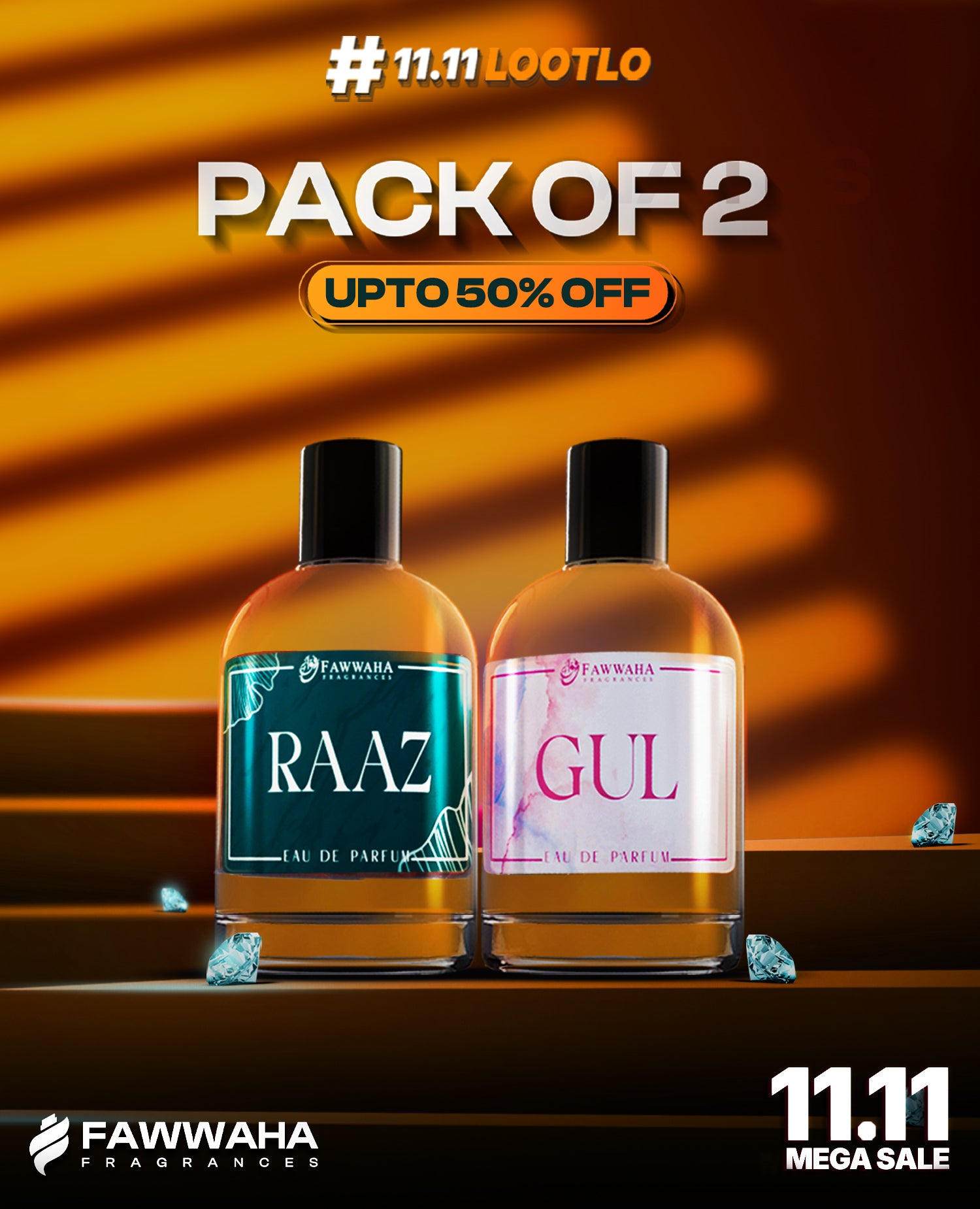 PACK OF 2 DEAL HER CHOICE 100ML