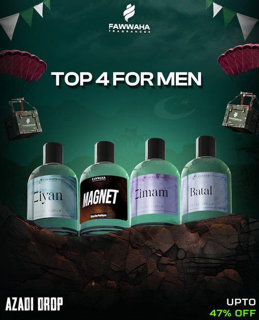 Top 4 Men's French Perfumes 50 ML