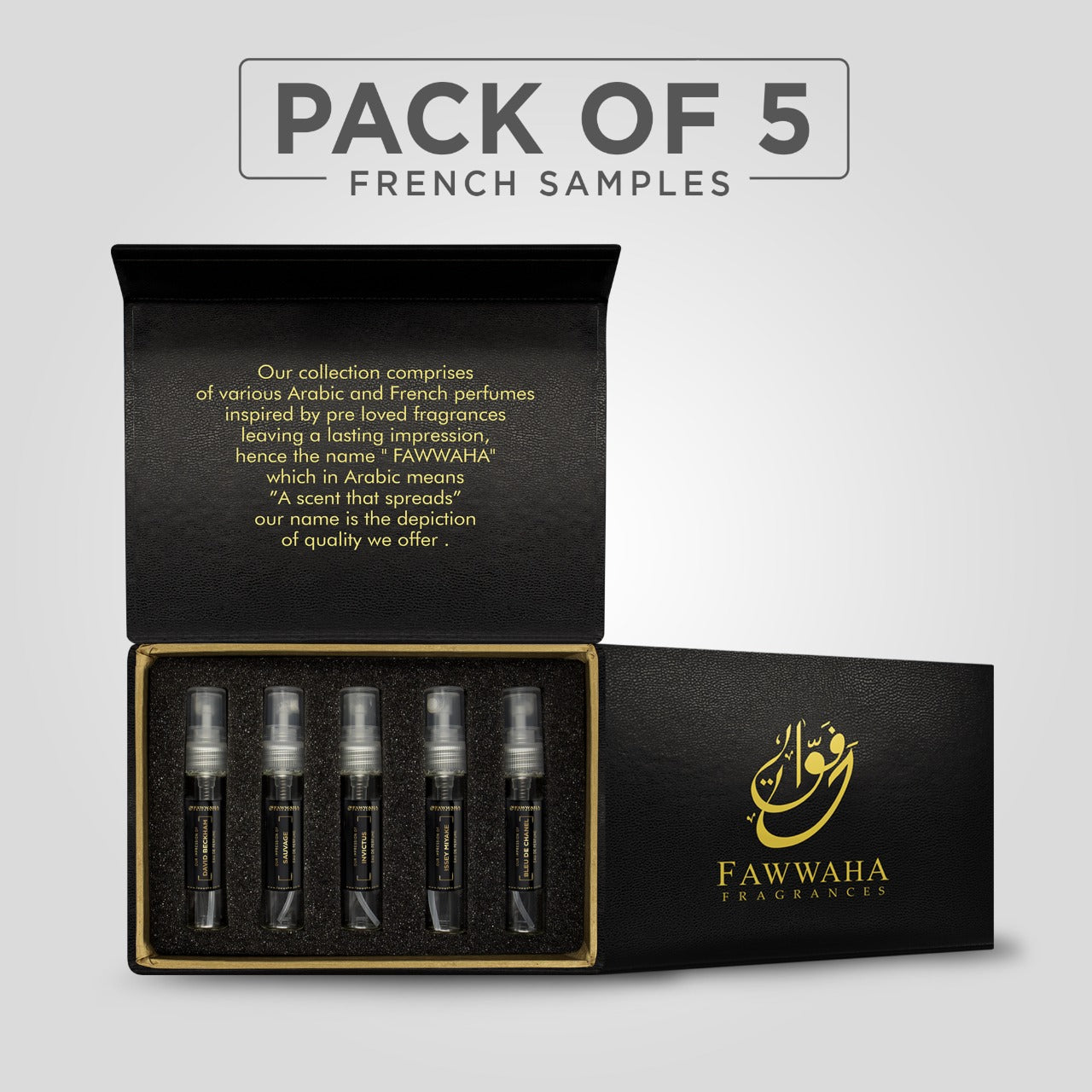 Pack of 5 Deal French Spray Testers (5 ml)