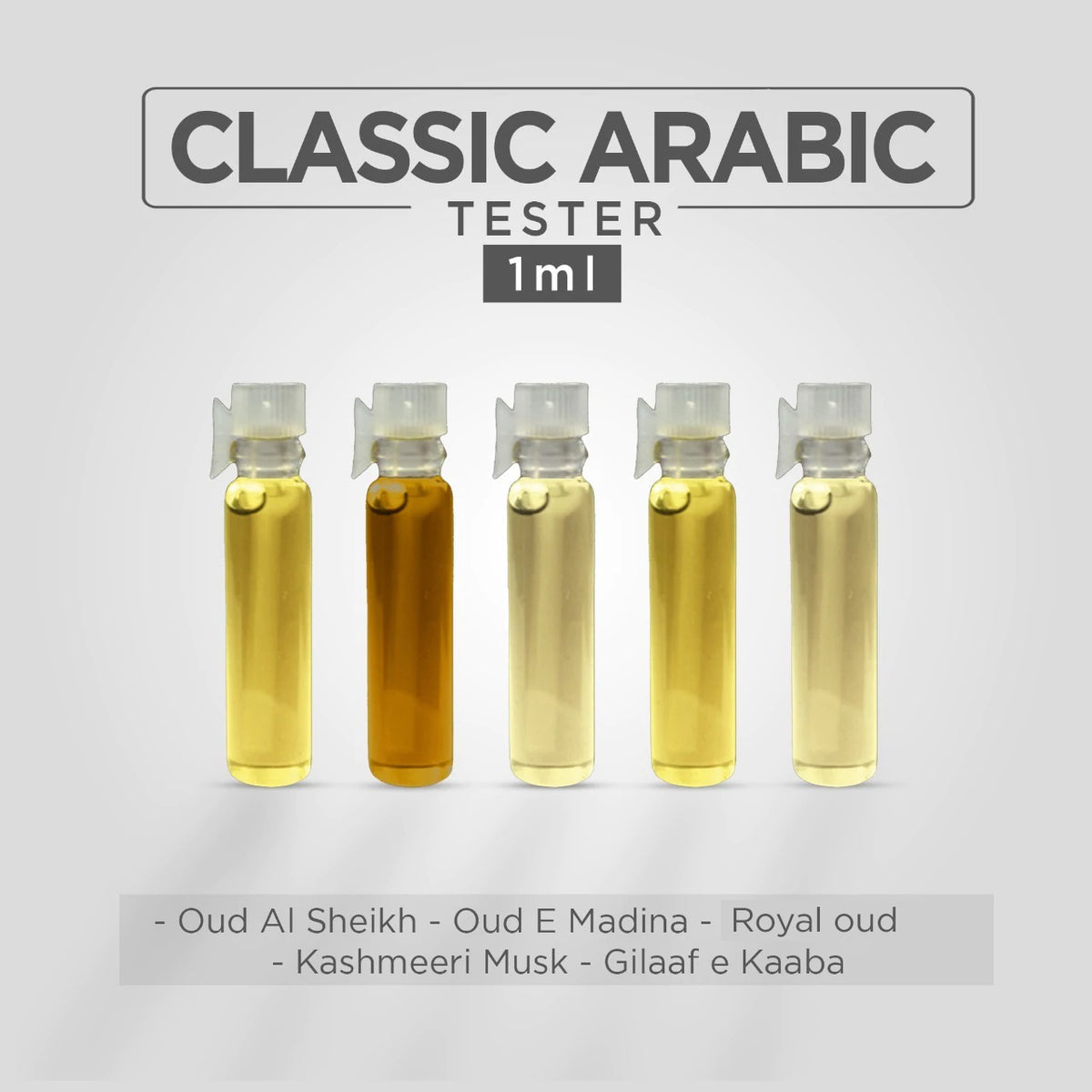 Pack of 5 Arabic oil testers